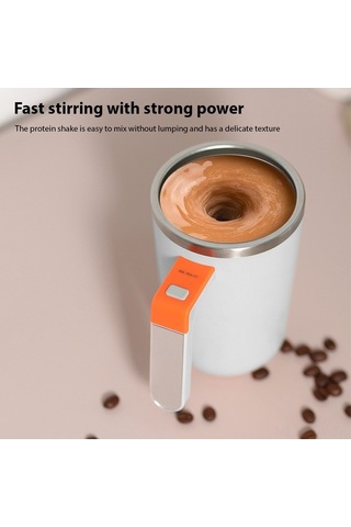 Novahub 300ml Taşınabilir Şarjlı Karıştırma Kabı, 304 Paslanmaz Çelik, Beyaz, Ip65 Beyaz