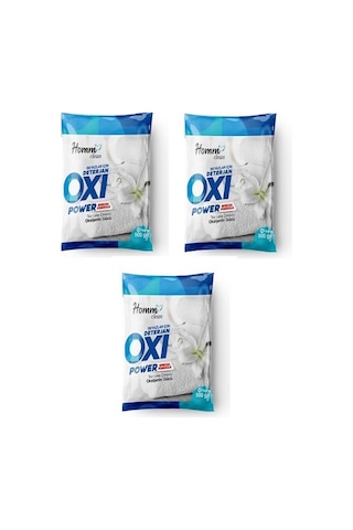 Homm Bitkisel Clean Oxı Power Beyazlar İçin 500 Gr Leke Çıkarıcı 3 Adet