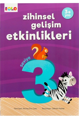 Eolo Zihinsel Gelişim Etkinlikleri 3+ Yaş - Seviye 3
