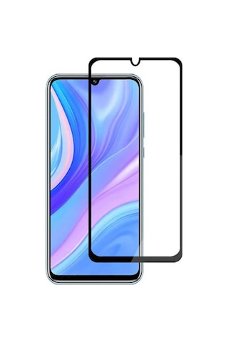 Realme C21y Uyumlu Ön Koruma Temperli Cam Ekran Koruyucu Siyah