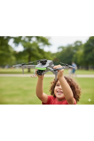 Kumandalı Hd Kameralı Wifi 100 Mt Menzilli Katlanır Çantalı Drone Seti Çok Renkli