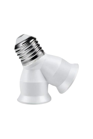 Ledx Dy-101 E27 Duy Çoğaltıcı Tek Duydan Çift E27 Lamba Bağlantısı