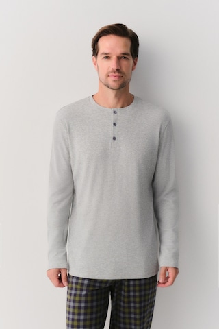 Suwen Alex Erkek Pijama Takımı Sh26307660959 Gri Ekoseli