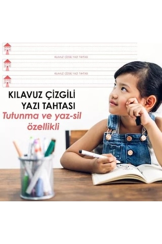 100 56cm Kılavuz Çizgili Kağıt Yazı Tahtası