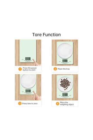 Kangvka Tgk-001 Usb Şarjlı Hassas Mutfak Terazisi - 5000g Kapasiteli, Cam Platform, Hızlı Ölçüm Ve Birim Dönüşümü Çok Renkli