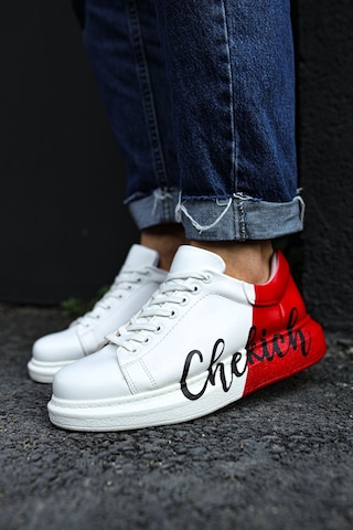 Ch254 Cbt Pittura Erkek Ayakkabı 427 Beyaz Kırmızı Chekıch 427 Beyaz Kırmızı Chekıch