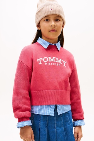 Tommy Hilfiger Kız Çocuk Triko Kg0kg08921 Pembe