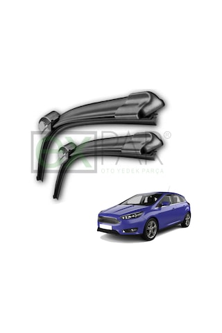 Ford Focus 3,5 Ön Cam Silecek Süpürgesi Takımı 2015 - 2018 Focus Makyajlı Kasa Silecek