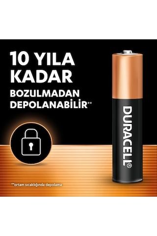 Duracell Kalem Pil Alkalin Aaa 9'lu Paket