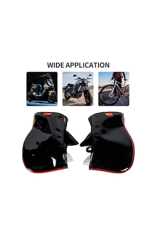 Konesam Kışlık Motosiklet Ve Bisiklet Direksiyon Eldiveni - Rüzgara Ve Suya Dayanıklı, Erkek Ve Kadın İçin