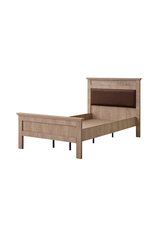 Ranza, Polo Genç Odası Takımı Çift Kişilik Çalışma Masalı Ceviz Ranza + Üç Kapaklı Ceviz Dolap 90 X 190 CM