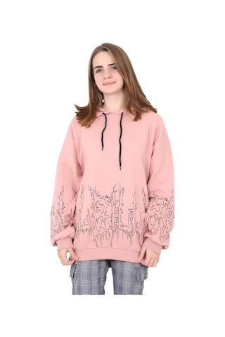 Blue Gym Kapüşonlu Sweatshirt
