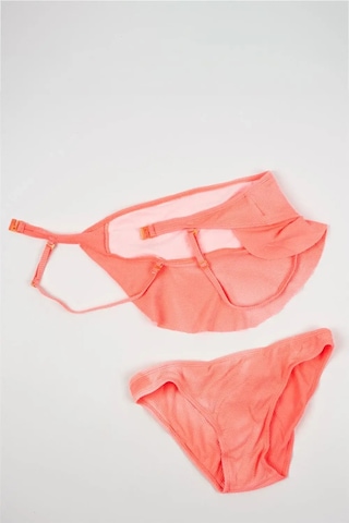 Adisia Kız Çocuk Nar Çiçeği Bikini Takımı Nar Çiçeği