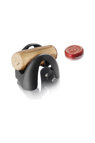 Vacu Vin Folyo Kesici Dört Bıçaklı Siyah - Siyah