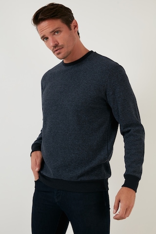 Buratti Slim Fit Bisiklet Yaka Pamuklu Erkek Kazak 456201 Indigo