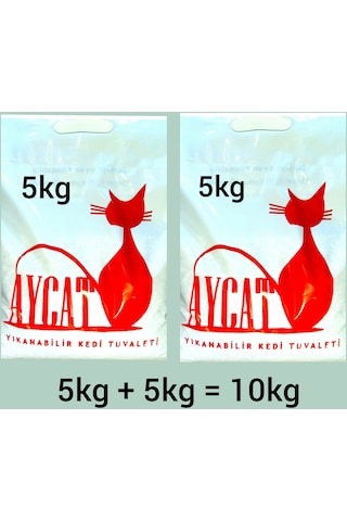 Aycat Yıkanabilir Kedi Kumu 10 KG