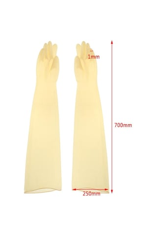 Homyl 1 Çift 70 Cm Endüstriyel Anti Asit Alkali Lastik 700x160x1.0mm