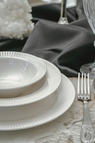 Heda Porselen Elif 18 Parça 6 Kişilik Porselen Yemek Takımı