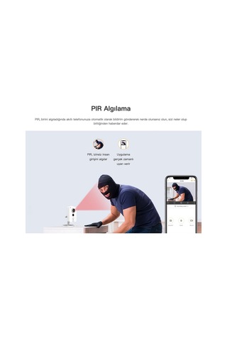 Imou IPC-K22P 2MP 2.8mm Sabit Lens Ir Cube Kamera (Sesli, H.265+)