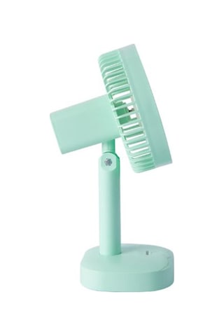 Everest Efn-510 Yeşil- Sarı 1200mah 5 İnç 3 Hız Kademeli Dönebilen Masaüstü Usb Fan 1 Adet