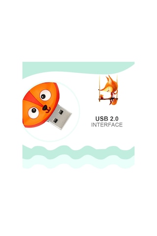 Sones Microdrive 4gb Usb 2.0 Yaratıcı Sevimli Tilki U Disk