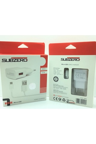 Subzero Sg12 2.1A Micro Usb Seyahat Şarj Cihazı