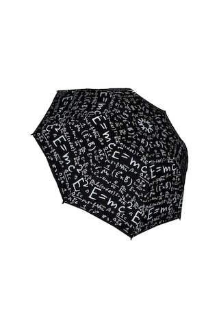 Herşey Nota Mc2 Fizik Unisex Desenli Siyah Şemsiye 330 Çok Renkli