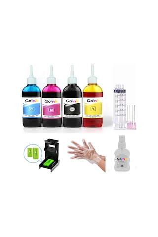Canon E3440 Uyumlu Kartuş Dolum Seti 4 Renk 100 ML