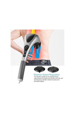 Pazly Vücut Üst Tam Sırt Titreşimli Omuz Masaj Aleti - Elektrikli Çift Çekiç Boyun Bacak Ayak 2251 Çok Renkli Çok Renkli