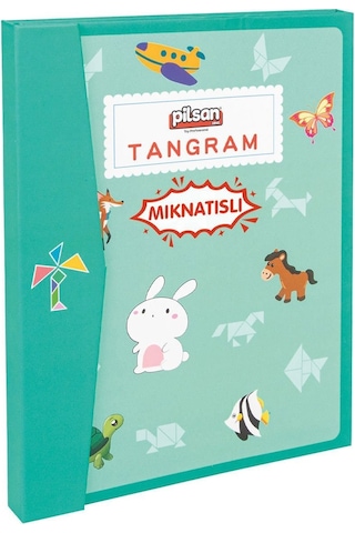 03 569 Ahşap Manyetik Tangram -pilsan Oyuncak