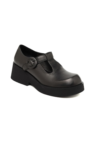 Nero Black Sneaker Günlük Kadın 25k12072 Vergelio Skin Nero Bej