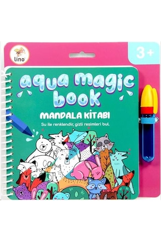 Lino Aqua Magic Book Mandala sihirli Boyama Kitabı Tfl-1003