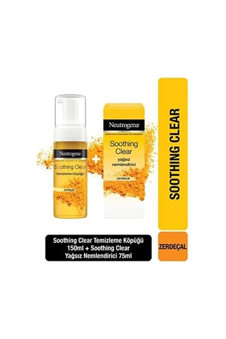 Soothing Clear Köpük 150 Ml+nemlendirici 75 Ml 2&apos Li Set, Sivilceye Meyilli Ve Hassas Ciltler İçin, Derinlemesine Temizler, Nemlendirir Ve Rahatlatır