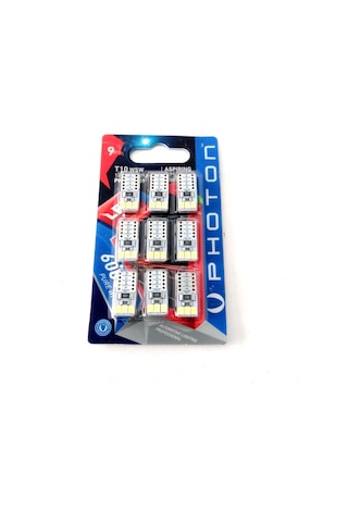 PHOTON T10 LED OTO PARK AMPULÜ BEYAZ PH7010 W5W 9 Adet