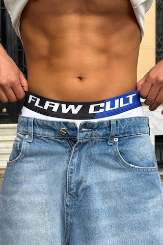 Flaw 3'lü Bel Lastikli Boxer Beyaz Beyaz