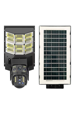 Avenir Av-sl401x Solar 4g Sokak Lambası 3lens 3ekran 4mp Akıllı Ptz Kamera + 64gb Sd Kart Dahil
