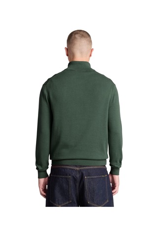 Bc0yhay3981-r Timberland Wıllıams Rıver Cotton 1-4 Zip Sweater Erkek Sweatshirt Yeşil Bc0yhay3981-r