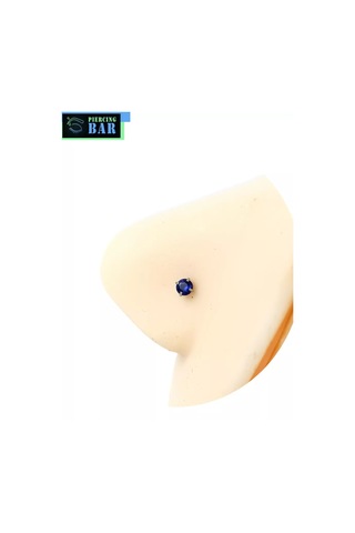 Pıercıng Bar Deliklerde Salyangoz Ananas Burun Kanadı Piravı 221985059 Mavi