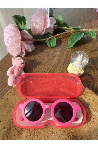 Jolly Kıds Çocuk Güneş Gözlüğü Kemik İskandinav 38 Koyu Pembe