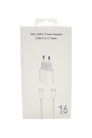 35w Usb-c Güç Adaptörü Ve Usb-c To C Kablo Seti