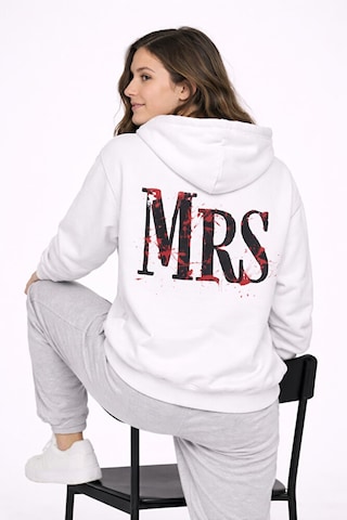 Nevermind Sevgili Kombini Oversize Hoodie Seti Siyah Mr Erkek Çift Hoodie 1 Beyaz
