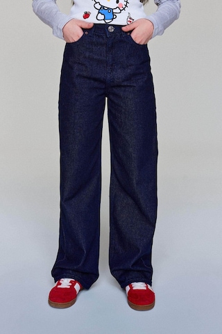 Defacto 90s Wıde Leg Geniş Paça Jean Pantolon Kız Çocuk G4648a826smnm26 Lacivert-nm26