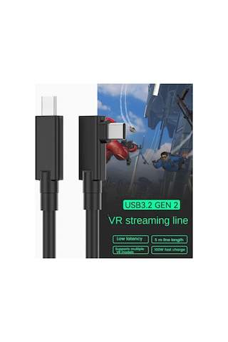 Summer Love 4 Link Sanal Gerçeklik Için Oculus Kulaklık Vr Kablosu Için 16ft 5m