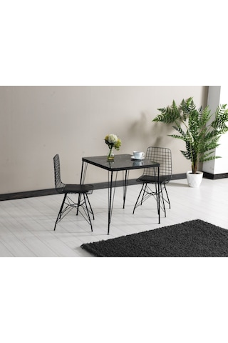 Zümra 70*70 İKİ KİŞİLİK  MUTFAK BALKON BAHÇE KAFE MASA TAKIIMI