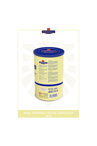 Simonelli Muz Aromalı Sıcak Çikolata İçecek Tozu 900 G