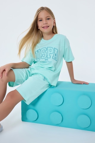 U.s. Polo Assn. Kız Çocuk Yeşil Bermuda Takım Us2527-c-v2 Yeşil