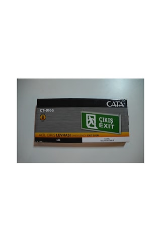 Exit Acil Çıkış Levhası Şarjlı Emergency Exit Sign Ct-9166