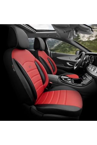 Inspire Design Premium Deri Ekstra Destekli Universal Oto Koltuk Kılıfı Tam Set