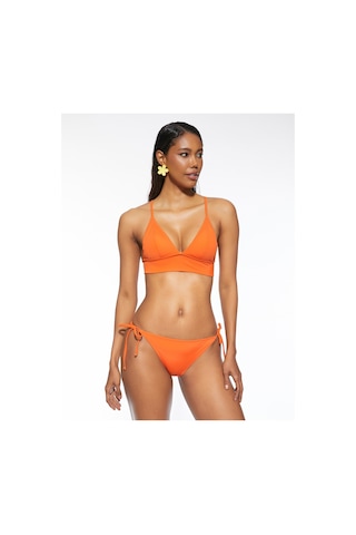 Koton Bikini Üstü Bralet Çapraz Askılı Kaplı Turuncu 3sak10047bm 3SAK10047BM200 Turuncu