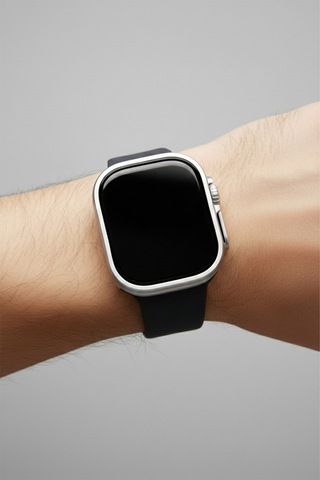 49mm Akıllı Saat İçin Titanyum Çerçeveli Temperli Cam Ekran Koruyucu Çizilmeye Dayanıklı